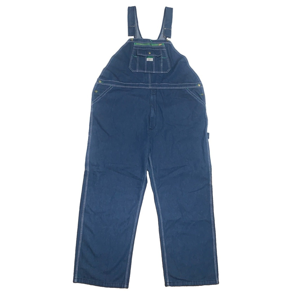 Liberty Denim Bib Overalls Men's Size 50x30 Blue Jean Carpenter Workwear NEW